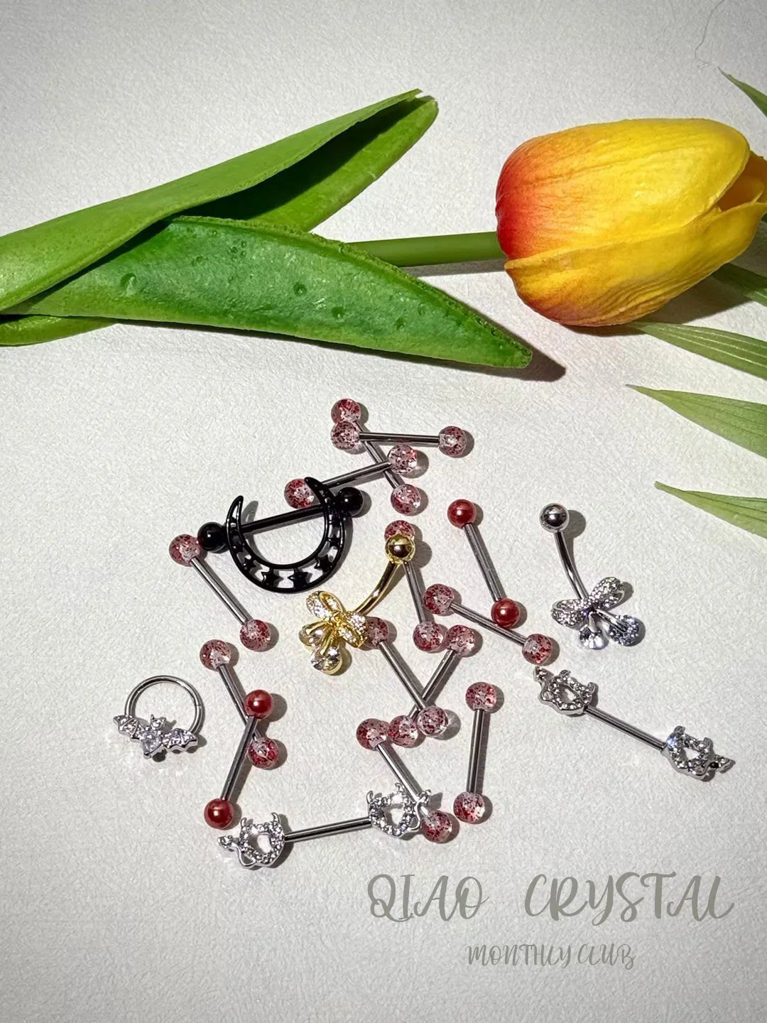 $1.99 Nipple Rings - QIAO Crystal