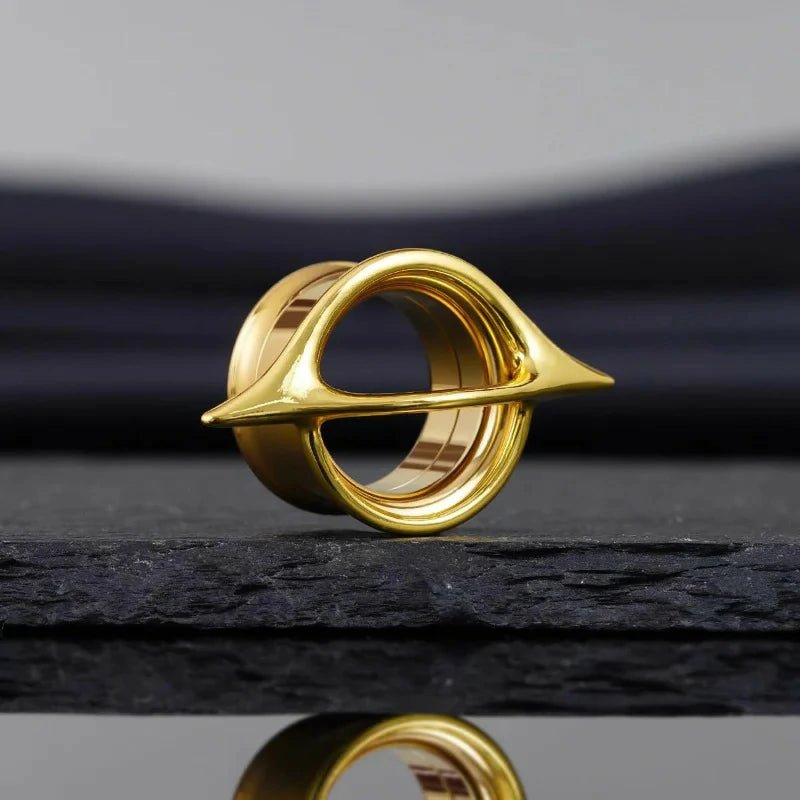 1 Pair Piercing Expander Stretchers Double Flared Gauges for Earrings - QIAO CrystalQIAO CrystalQIAO Crystal