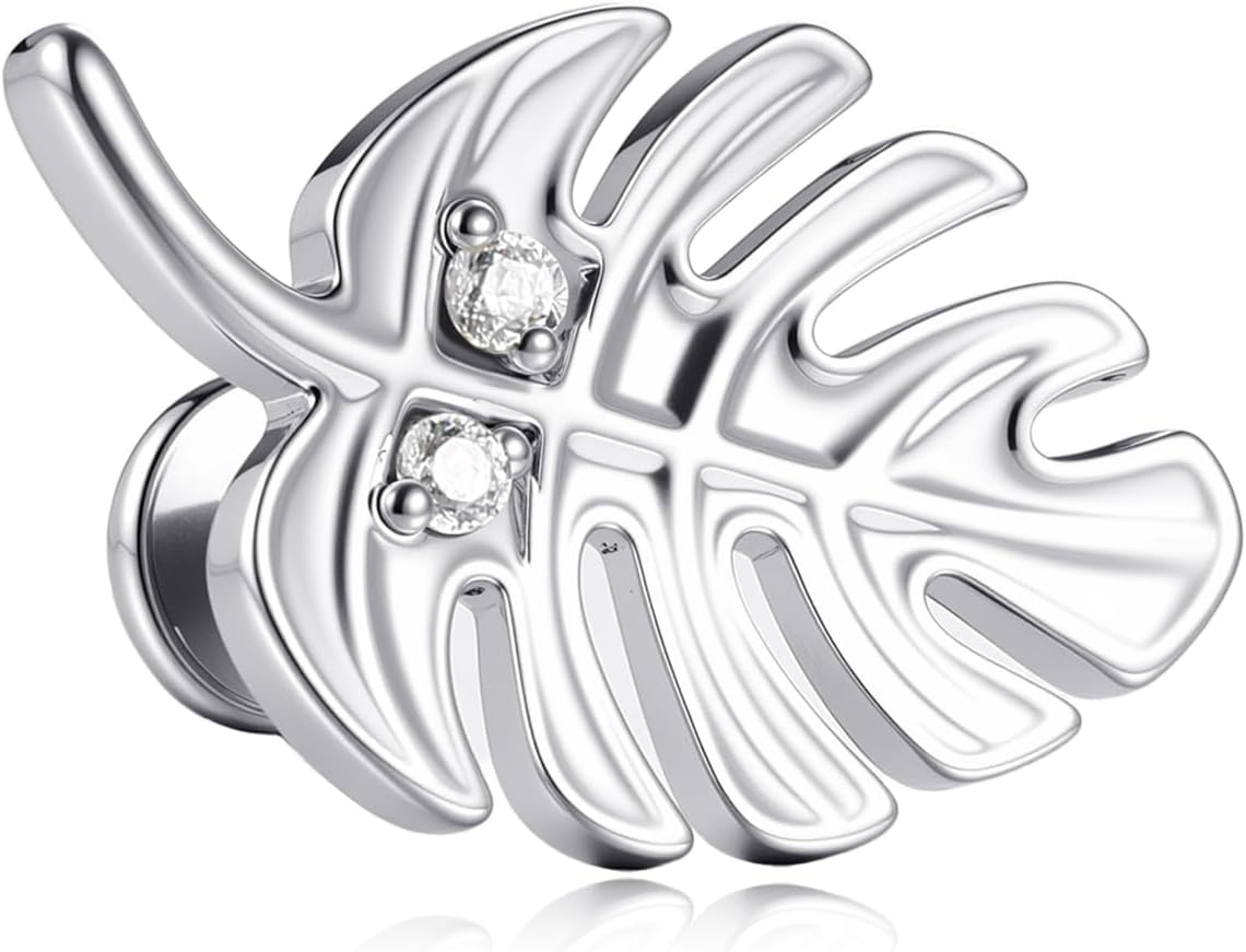 1 Piece Flat Back Earrings Cartilage Studs Tragus Conch Helix Piercings Cubic Zirconia Earring - QIAO CrystalQIAO CrystalQIAO Crystal