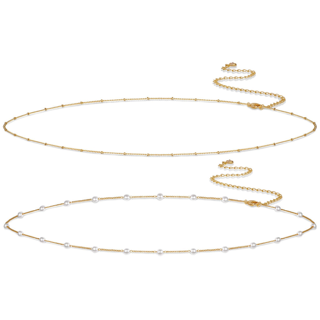 14K Gold Plated Body Chains Dainty Boho Layered Beach Waist Chain Adjustable Bikini Belly Chain Jewelry Accessories for Women Sexy - QIAO Crystal我的商店QIAO Crystal