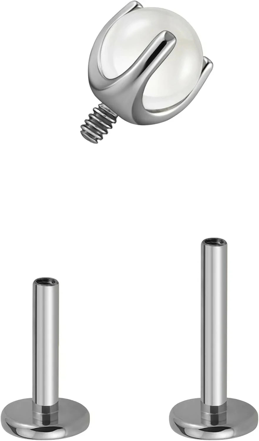 1PC 16G 6mm 8mm Cartilage Earring Stud for Tragus Conch Helix