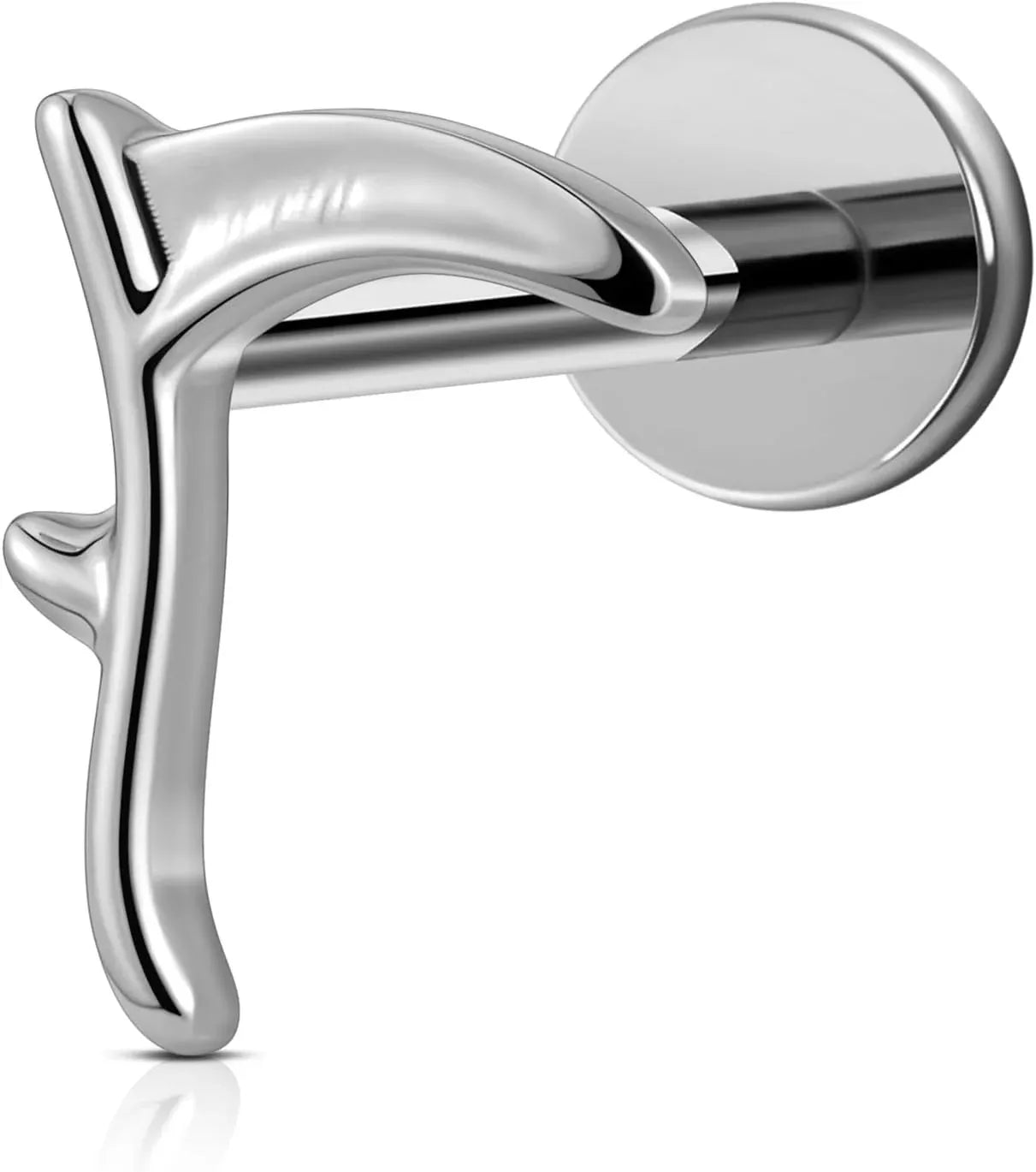 1PC ASTM F136 Titanium Internally Threaded Piercing Jewelry Stud - QIAO CrystalQIAO CrystalQIAO Crystal