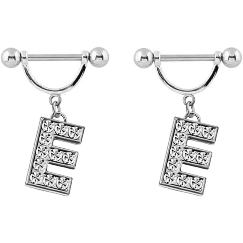 2pcs-14ga-stainless-steel-nipple-rings-name-initial-letter-nipple-barbell-for-women-men-english-alphabet-hypoallergenic-body-piercing-jewelry-E
