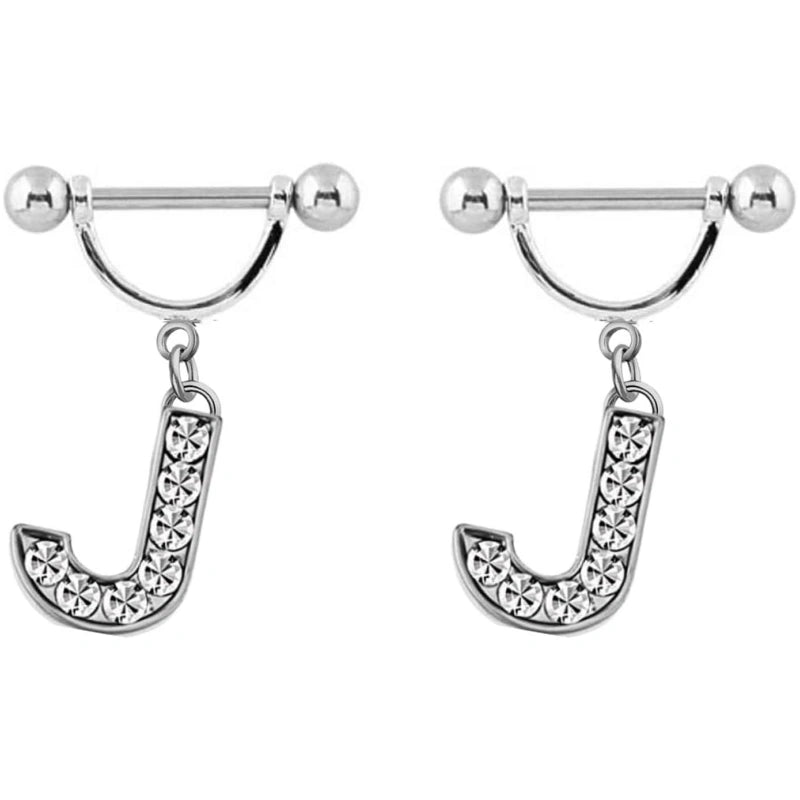 2pcs-14ga-stainless-steel-nipple-rings-name-initial-letter-nipple-barbell-for-women-men-english-alphabet-hypoallergenic-body-piercing-jewelry-J