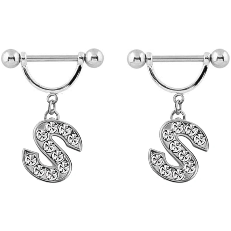 2pcs-14ga-stainless-steel-nipple-rings-name-initial-letter-nipple-barbell-for-women-men-english-alphabet-hypoallergenic-body-piercing-jewelry-S