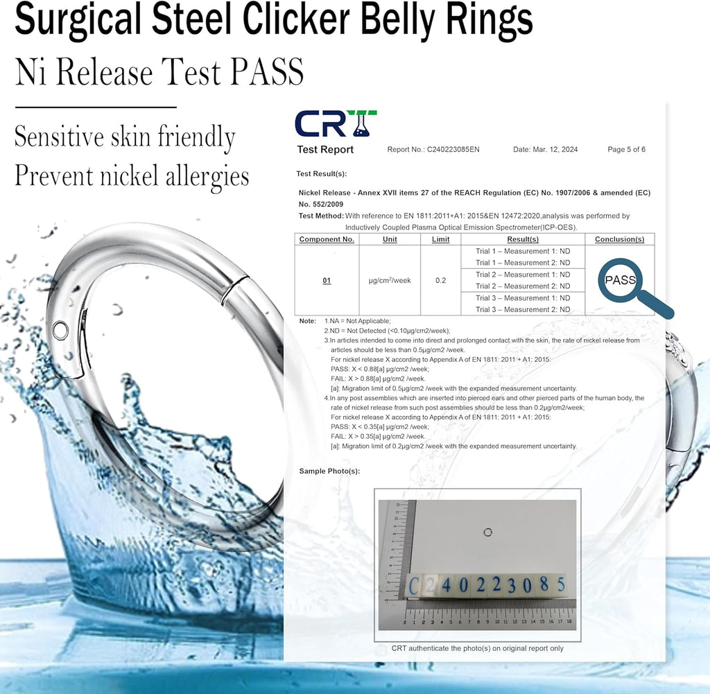 2Pcs Belly Button Rings for Women Surgical Stainless Steel Clicker Belly Rings Hoop CZ Heart Butterfly Dangle Navel Rings Belly Piercing Jewelry Silver Tone 14G - 我的商店我的商店我的商店