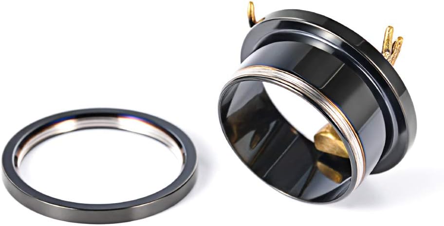 2PCS Black Stainless Steel Deer Style Ear Plugs Tunnels Gauges Stretcher Tunnel Ear Plug Piercing Jewelry 2g - 1" in 6mm - 25mm - QIAO CrystalQIAO CrystalQIAO Crystal