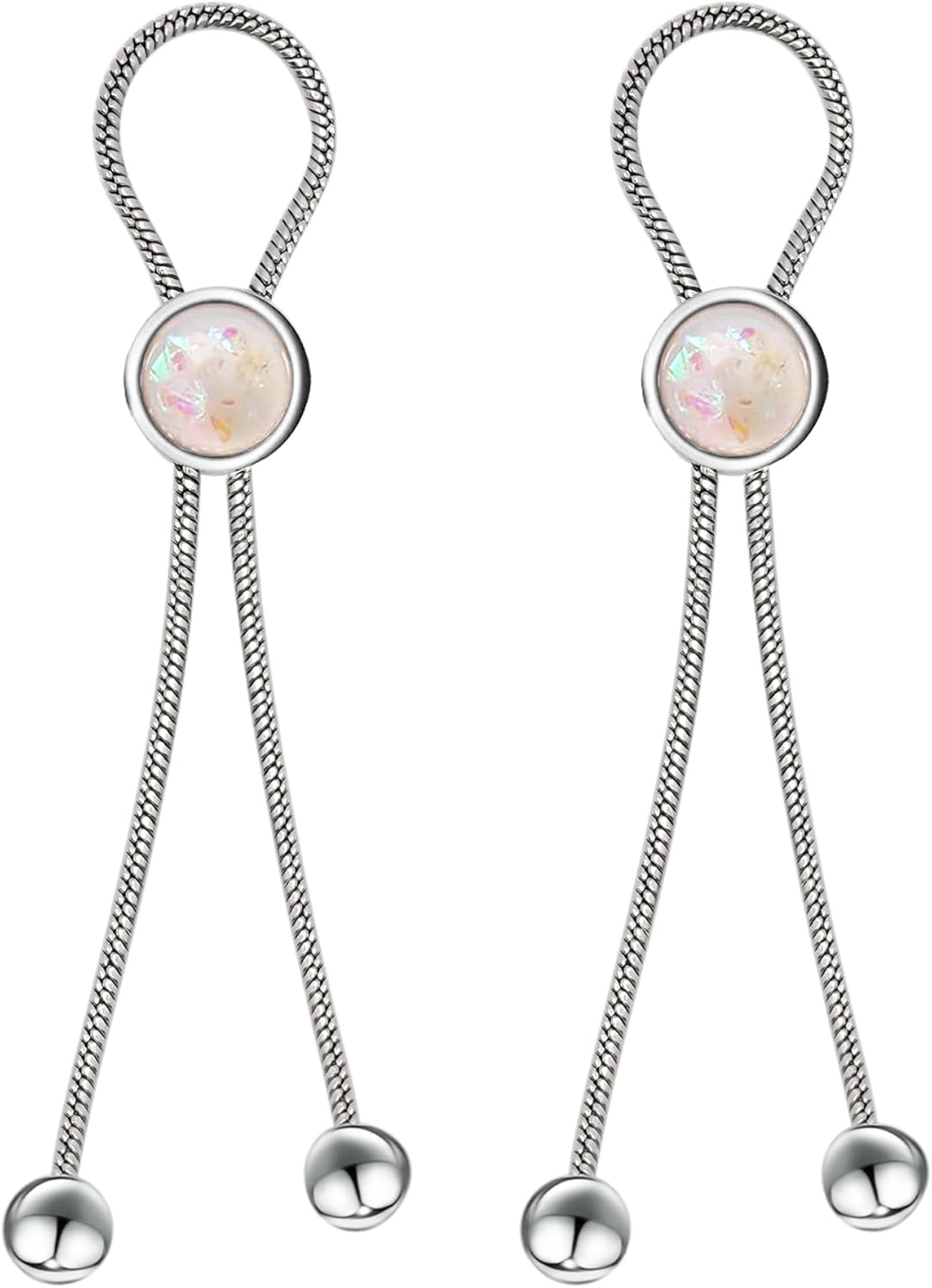 2Pcs Rhinestone Bowknot Fake Nipple Rings for Women, Non - Piercing Dangle Nipple Ring, Nipple Noose, Sexy Fake Nipple Piercing Jewelry - QIAO CrystalQIAO CrystalQIAO Crystal