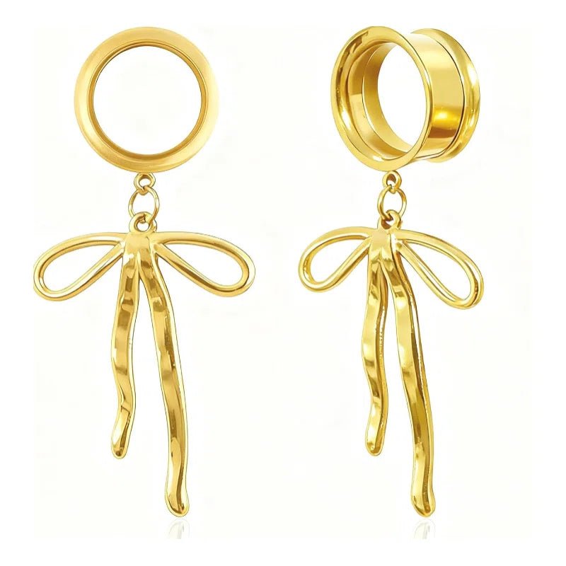 2PCS Stainless Steel Hypoallergenic Ear Expander and Stretcher Plugs Special Occasions - QIAO CrystalQIAO CrystalQIAO Crystal