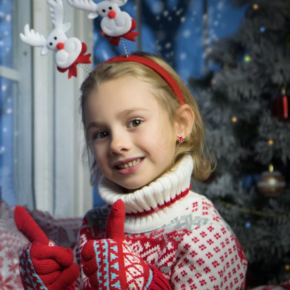 30 Pairs Hypoallergenic Earrings for Girls Sensitive Ears with Stainless Steel Post - Assorted Cute Stud Earrings for Teens Girls Women - QIAO Crystal我的商店QIAO Crystal