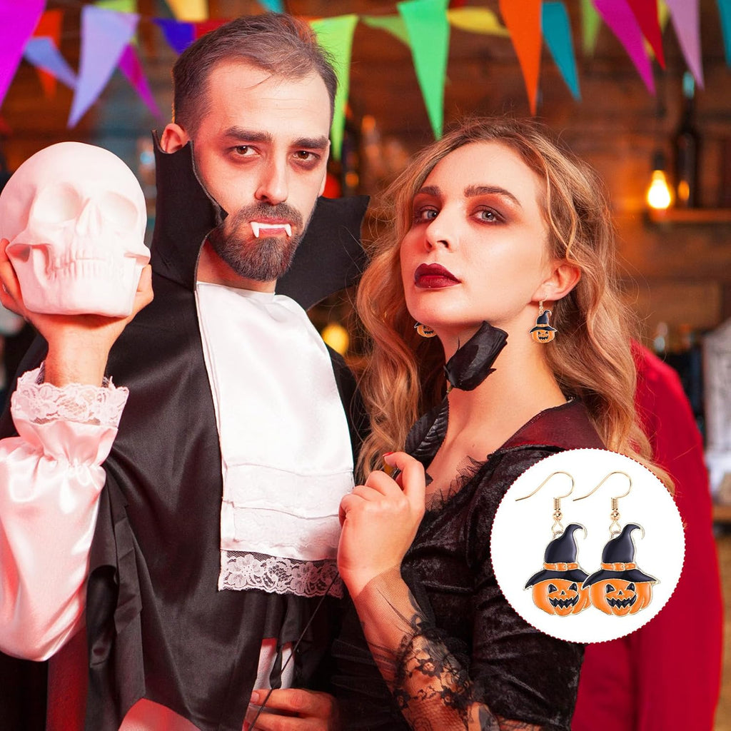 36 Pairs Holiday Earrings Variety Pack Halloween Christmas Fall Thanksgiving Gifts for Women Teacher Party Favors - QIAO Crystal我的商店QIAO Crystal