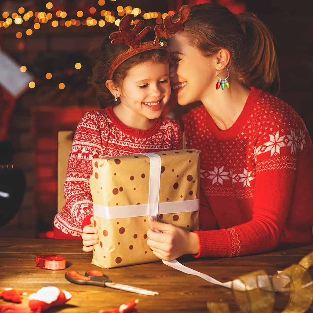 4 Pairs Christmas Earrings Set Dangle for Women Holiday Earrings Bulk Christmas Earrings Christmas Bells Santa Deer Car Earrings Christmas Prom Jewelry Christmas Accessories - 我的商店我的商店我的商店