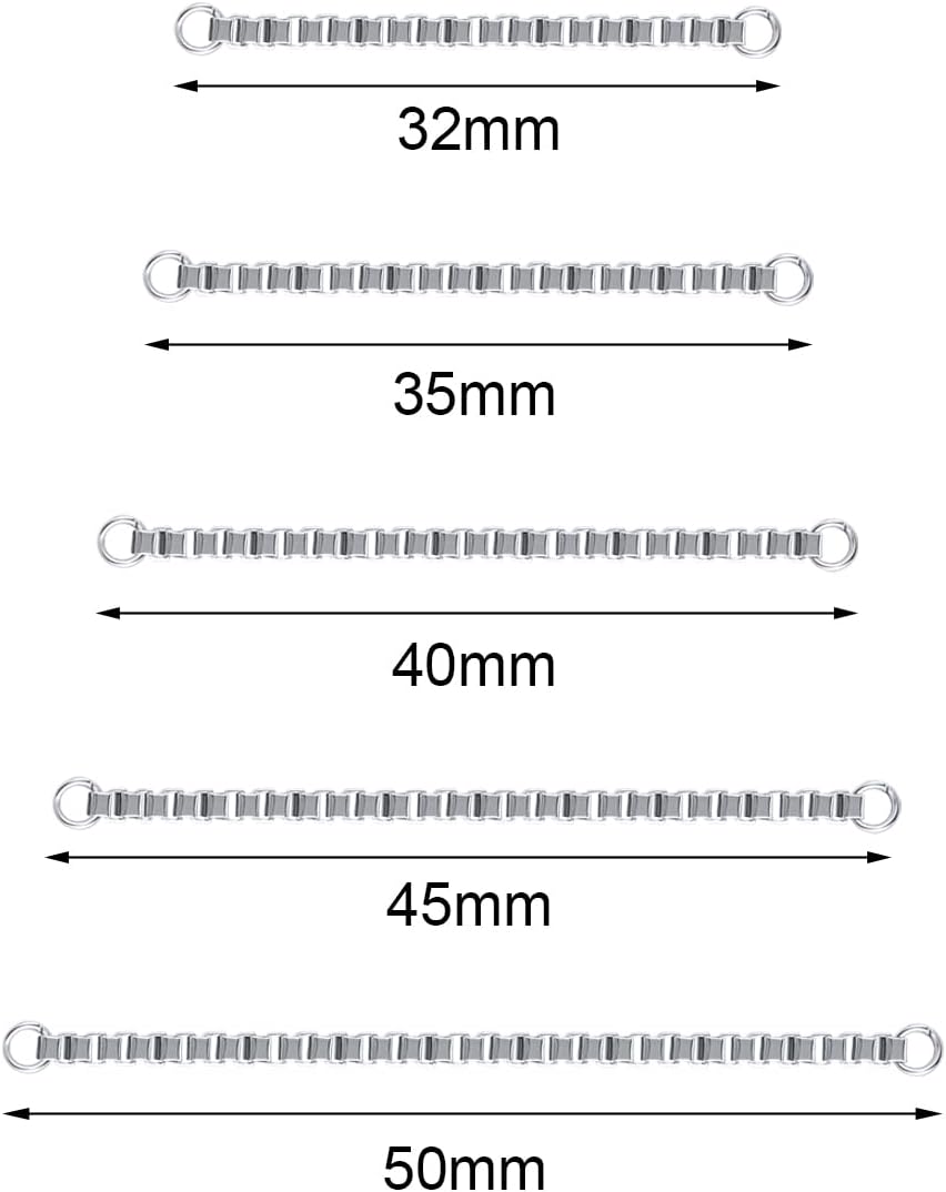 5Pcs Surgical Steel Across Top Nose Rings Chain for Women Nose Studs Nostril Chain - QIAO CrystalQIAO CrystalQIAO Crystal