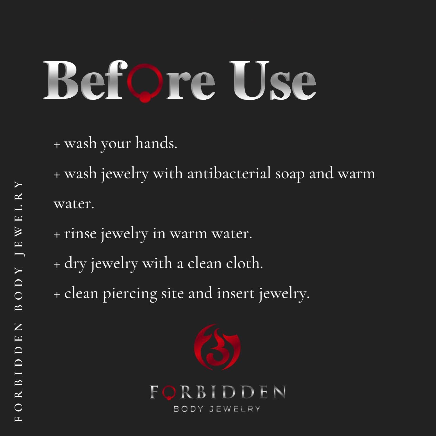 Forbidden Body Jewelry Pair of Surgical Steel 1/2 Inch CZ Crystal Lined Sweetheart Nipple Ring Clikers