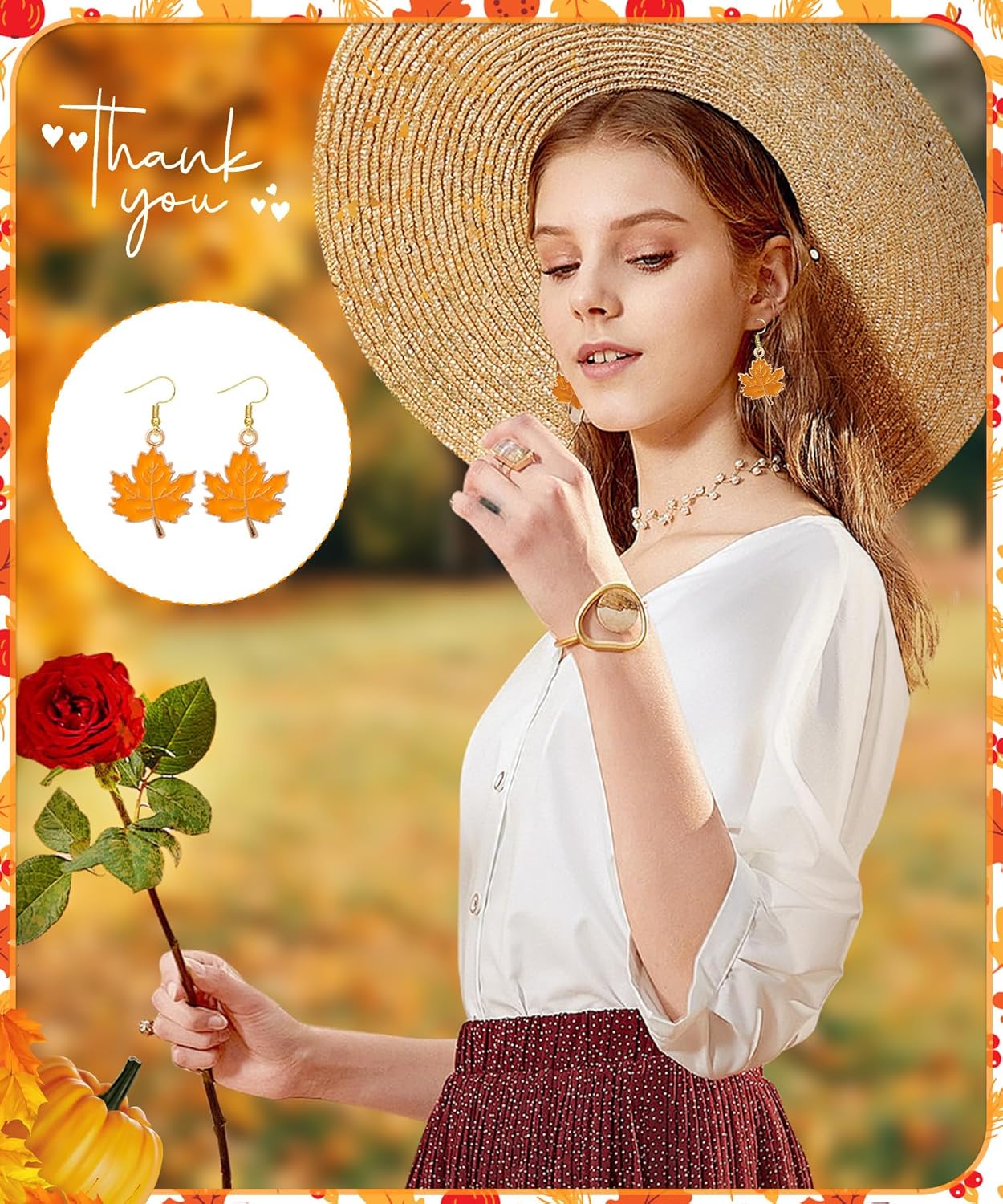 83 Pairs Holiday Earrings for Women Summer Patriotic Fall Halloween Christmas Winter Earring - 我的商店我的商店我的商店