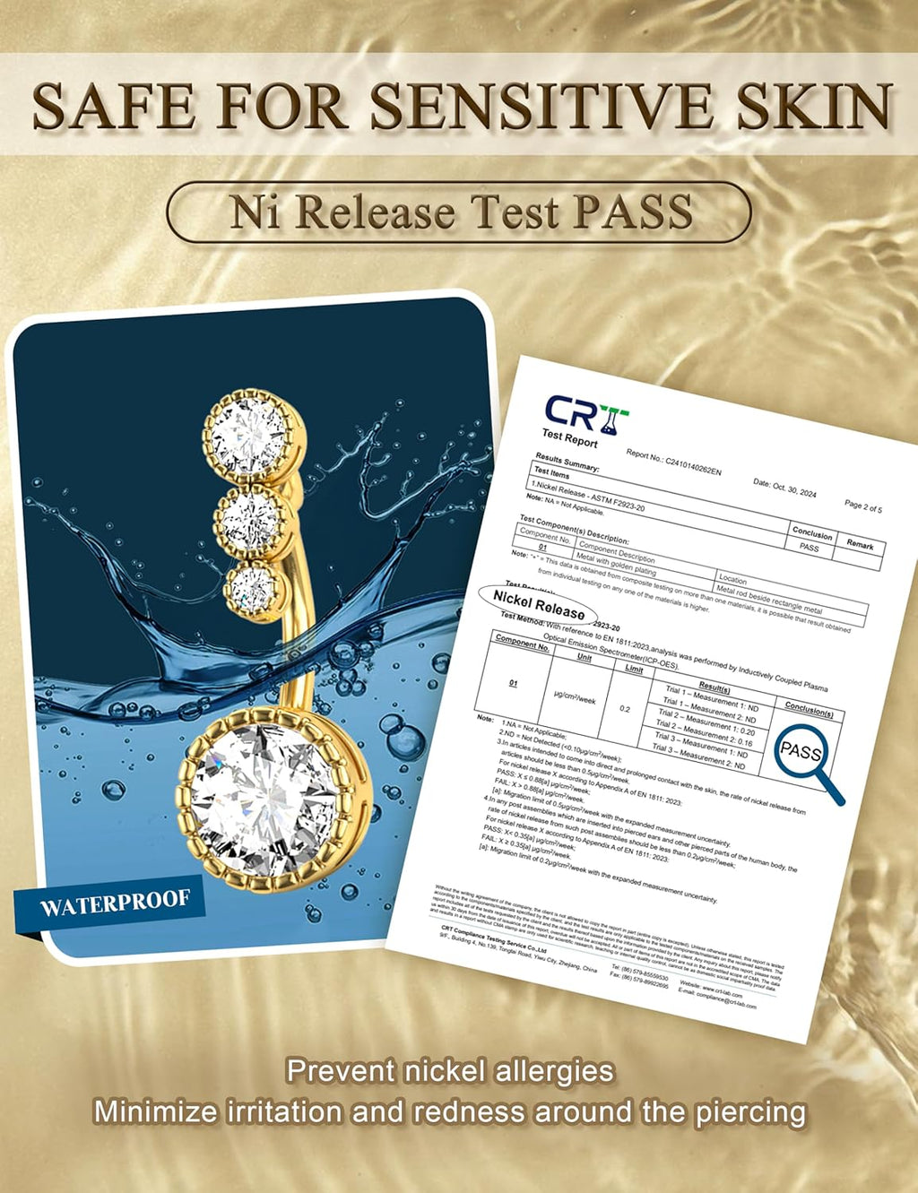 9 Pcs Belly Button Ring - Surgical Stainless Steel CZ Belly Rings Clicker Belly Piercings for Women Navel Piercing Jewelry Pack - 我的商店我的商店我的商店