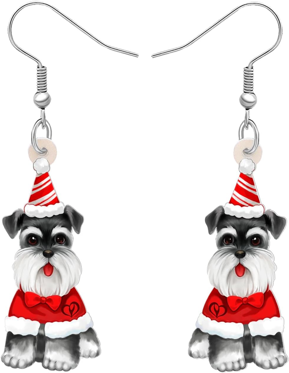 Acrylic Drop Dangle Christmas Gifts Dog Puppy Doggy Earrings Ornaments Decorations Jewelry For Women Accessories - 我的商店我的商店我的商店