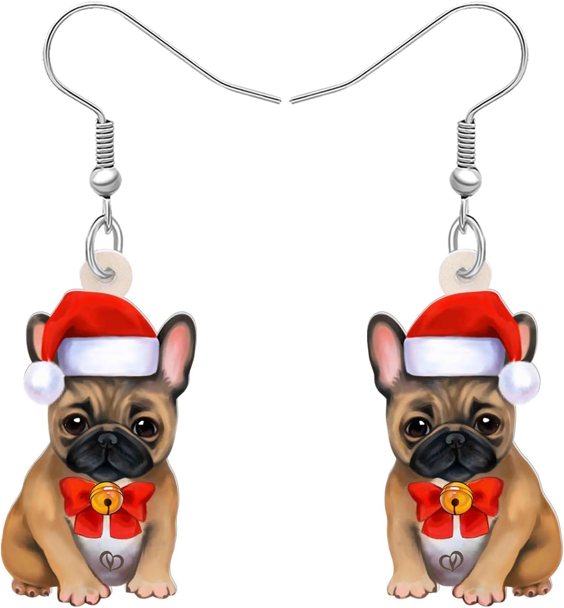 Acrylic Drop Dangle Christmas Gifts Dog Puppy Doggy Earrings Ornaments Decorations Jewelry For Women Accessories - 我的商店我的商店我的商店