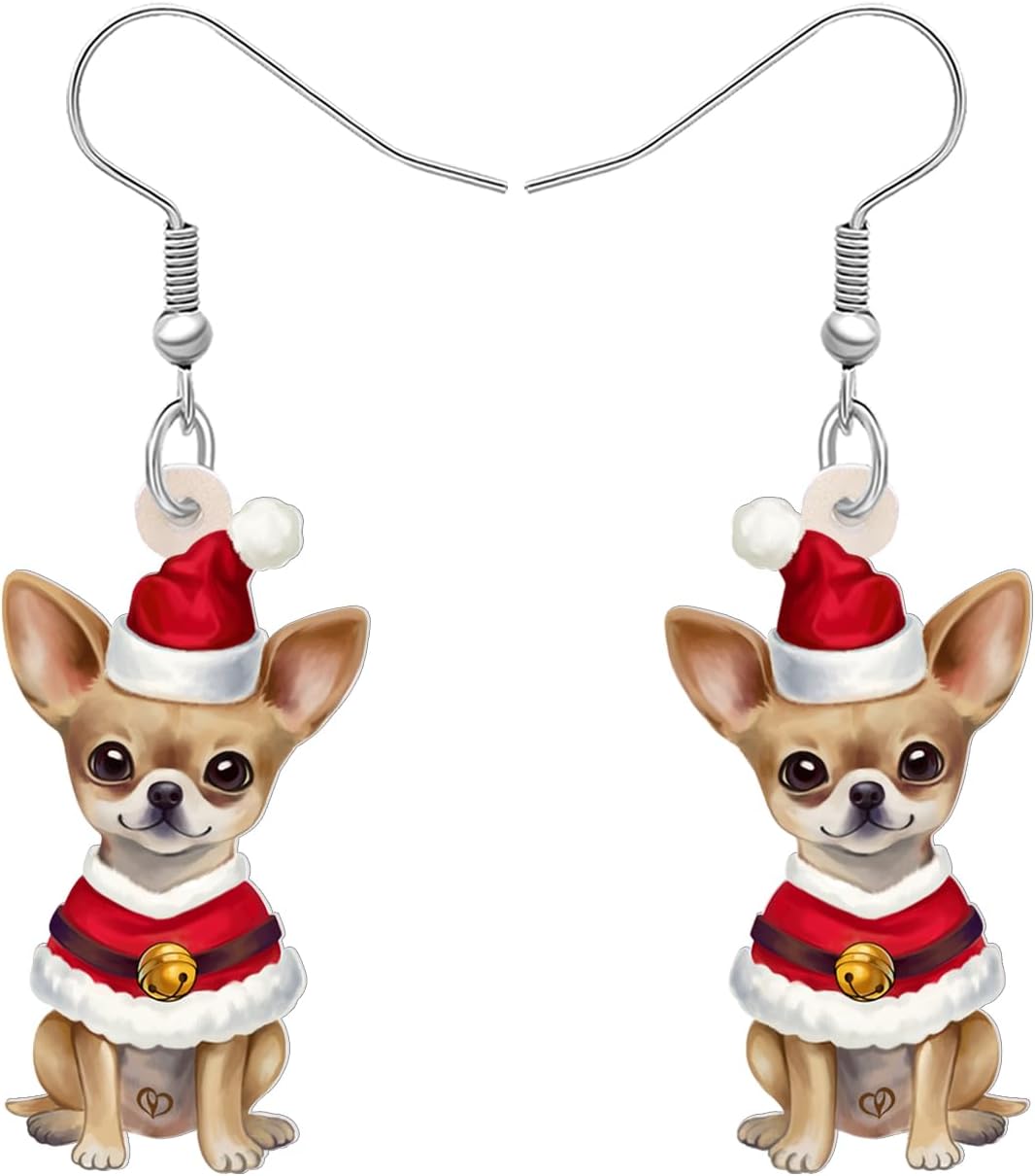 Acrylic Drop Dangle Christmas Gifts Dog Puppy Doggy Earrings Ornaments Decorations Jewelry For Women Accessories - 我的商店我的商店我的商店