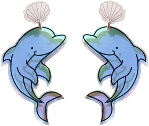 Animal Drop Earrings Colorful Boots Chicken Hen Dinosaur Lovely Panda with Bamboos Funny Animal Dangle Earrings For Women Christams Birthday Gift - QIAO Crystal我的商店QIAO Crystal