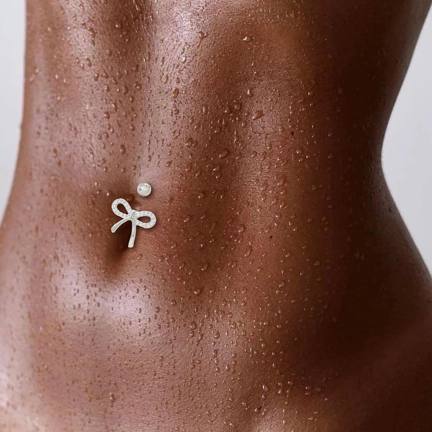 Belly Button Ring 14G Belly Piercing Jewelry Navel Rings Stainless Steel Belly Rings - 我的商店我的商店我的商店