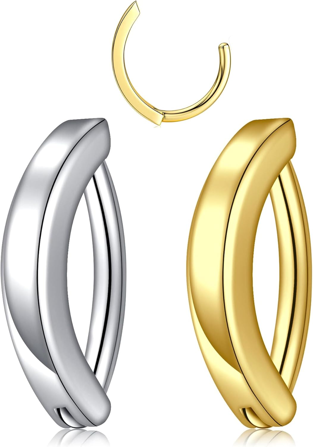 Belly Button Rings Short Bar for Women Stainless Steel Belly Ring Navel Piercing Jewelry 14g Colorful Ball Pack 6mm 1/4” 8mm 5/16“ 10mm - 我的商店我的商店我的商店