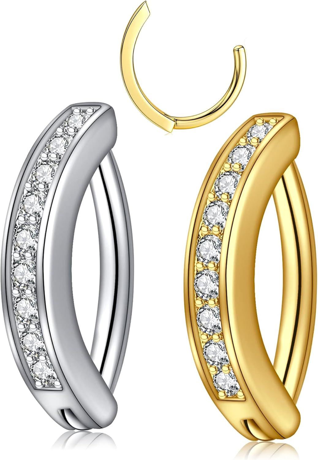 Belly Button Rings Short Bar for Women Stainless Steel Belly Ring Navel Piercing Jewelry 14g Colorful Ball Pack 6mm 1/4” 8mm 5/16“ 10mm - 我的商店我的商店我的商店