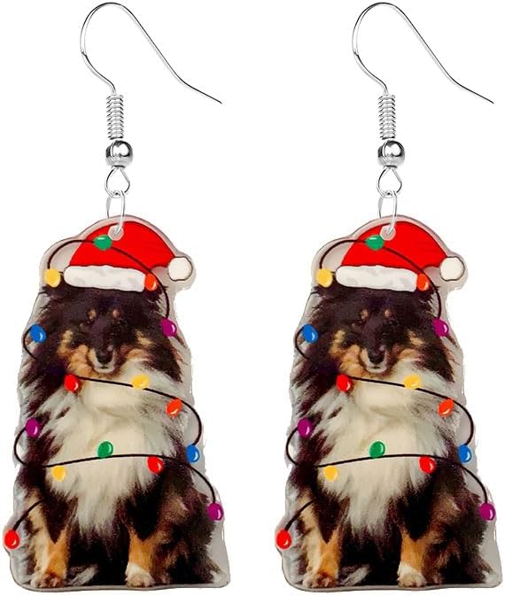 Christmas Animals Earrings for Women Unique Christmas Earrings Unique Sheep Earrings Xmas New Year Party Earrings Decoration Christmas Jewelry Gifts - 我的商店我的商店我的商店