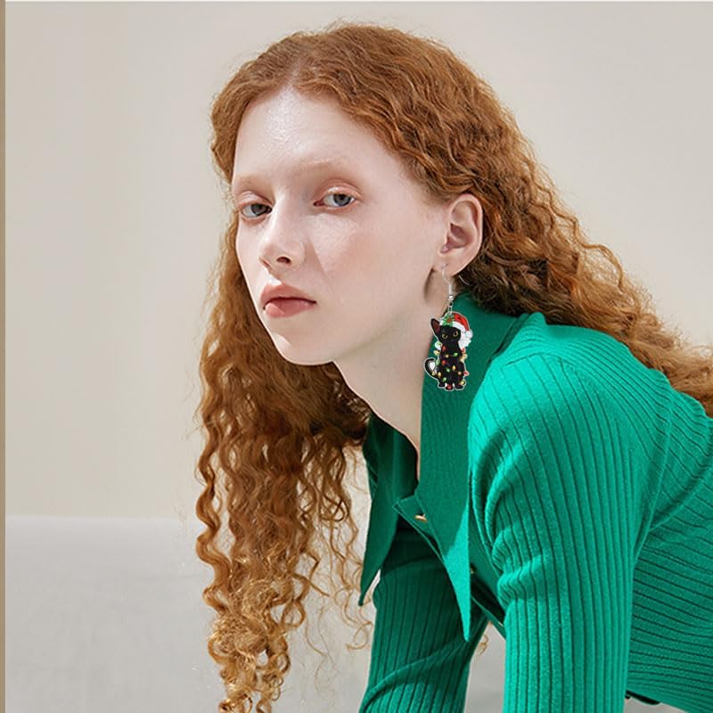 Christmas Animals Earrings for Women Unique Christmas Earrings Unique Sheep Earrings Xmas New Year Party Earrings Decoration Christmas Jewelry Gifts - 我的商店我的商店我的商店