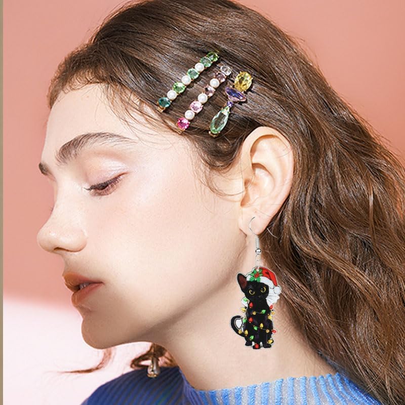 Christmas Animals Earrings for Women Unique Christmas Earrings Unique Sheep Earrings Xmas New Year Party Earrings Decoration Christmas Jewelry Gifts - 我的商店我的商店我的商店