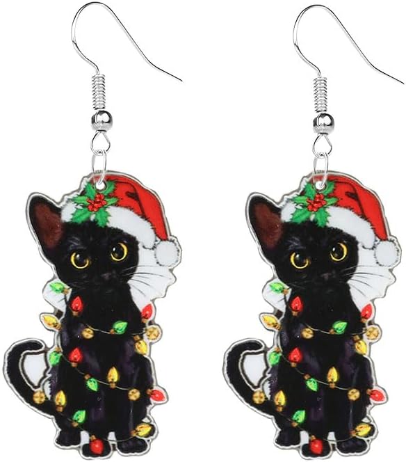 Christmas Animals Earrings for Women Unique Christmas Earrings Unique Sheep Earrings Xmas New Year Party Earrings Decoration Christmas Jewelry Gifts - 我的商店我的商店我的商店