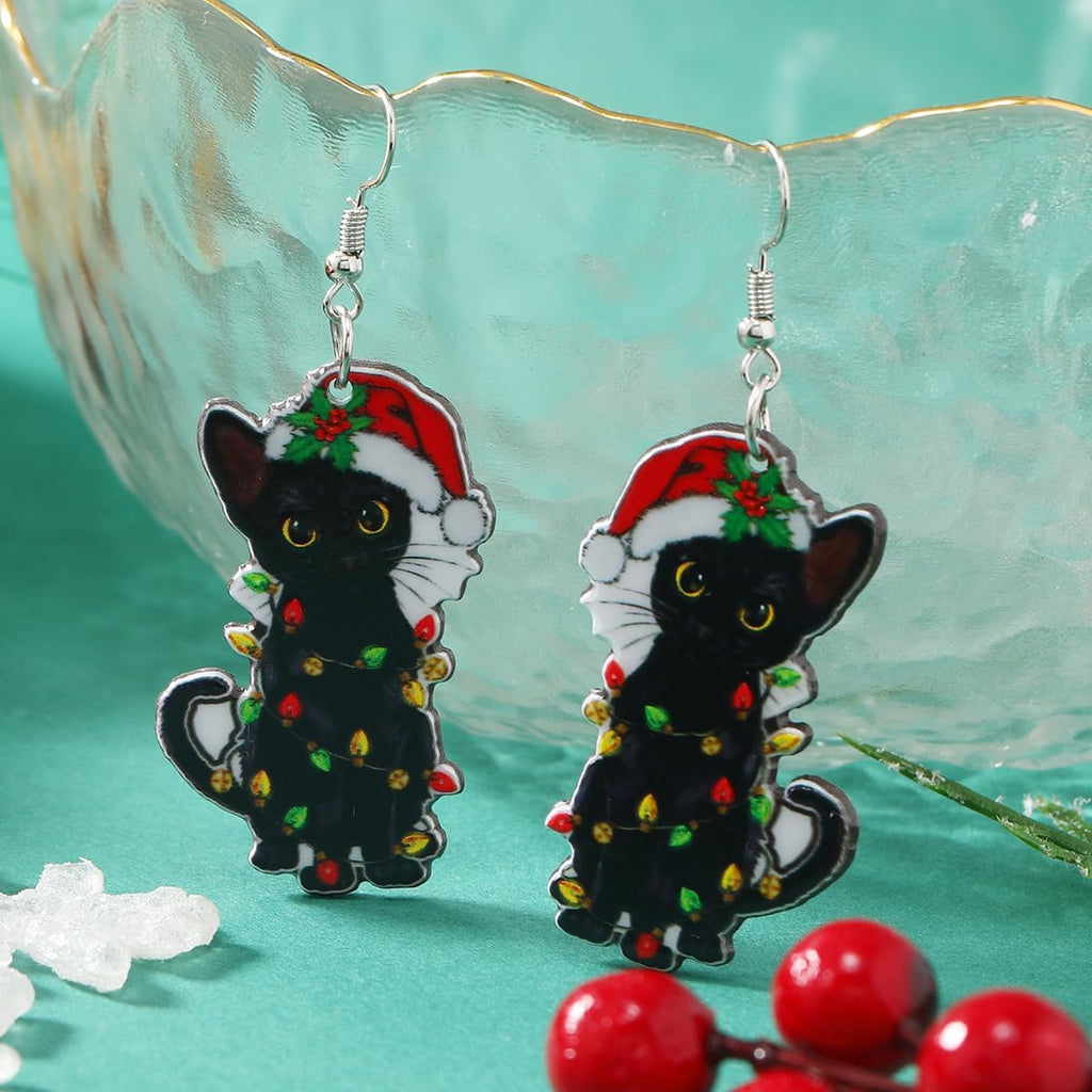 Christmas Animals Earrings for Women Unique Christmas Earrings Unique Sheep Earrings Xmas New Year Party Earrings Decoration Christmas Jewelry Gifts - 我的商店我的商店我的商店