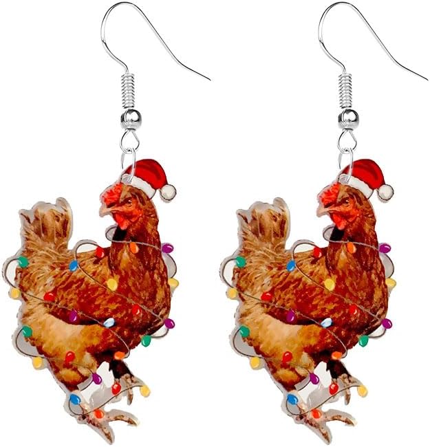 Christmas Animals Earrings for Women Unique Christmas Earrings Unique Sheep Earrings Xmas New Year Party Earrings Decoration Christmas Jewelry Gifts - 我的商店我的商店我的商店