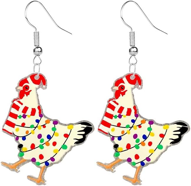 Christmas Animals Earrings for Women Unique Christmas Earrings Unique Sheep Earrings Xmas New Year Party Earrings Decoration Christmas Jewelry Gifts - 我的商店我的商店我的商店