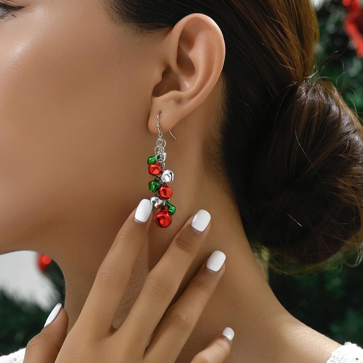 Christmas Candy Cane Earrings for Women Cute Creative Christmas Earrings Christmas Tree Gingerbread Man Earrings Unique Ornament Dinosaur Funny Earrings Earrings Xmas Party Jewelry Gift - 我的商店我的商店我的商店