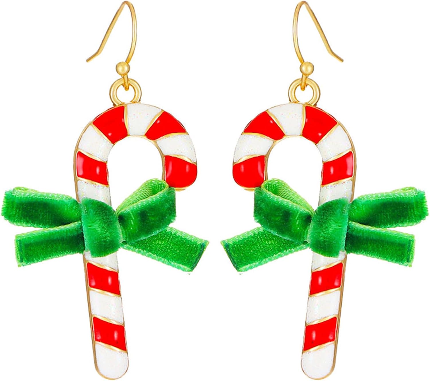 Christmas Candy Cane Earrings for Women Cute Creative Christmas Earrings Christmas Tree Gingerbread Man Earrings Unique Ornament Dinosaur Funny Earrings Earrings Xmas Party Jewelry Gift - 我的商店我的商店我的商店