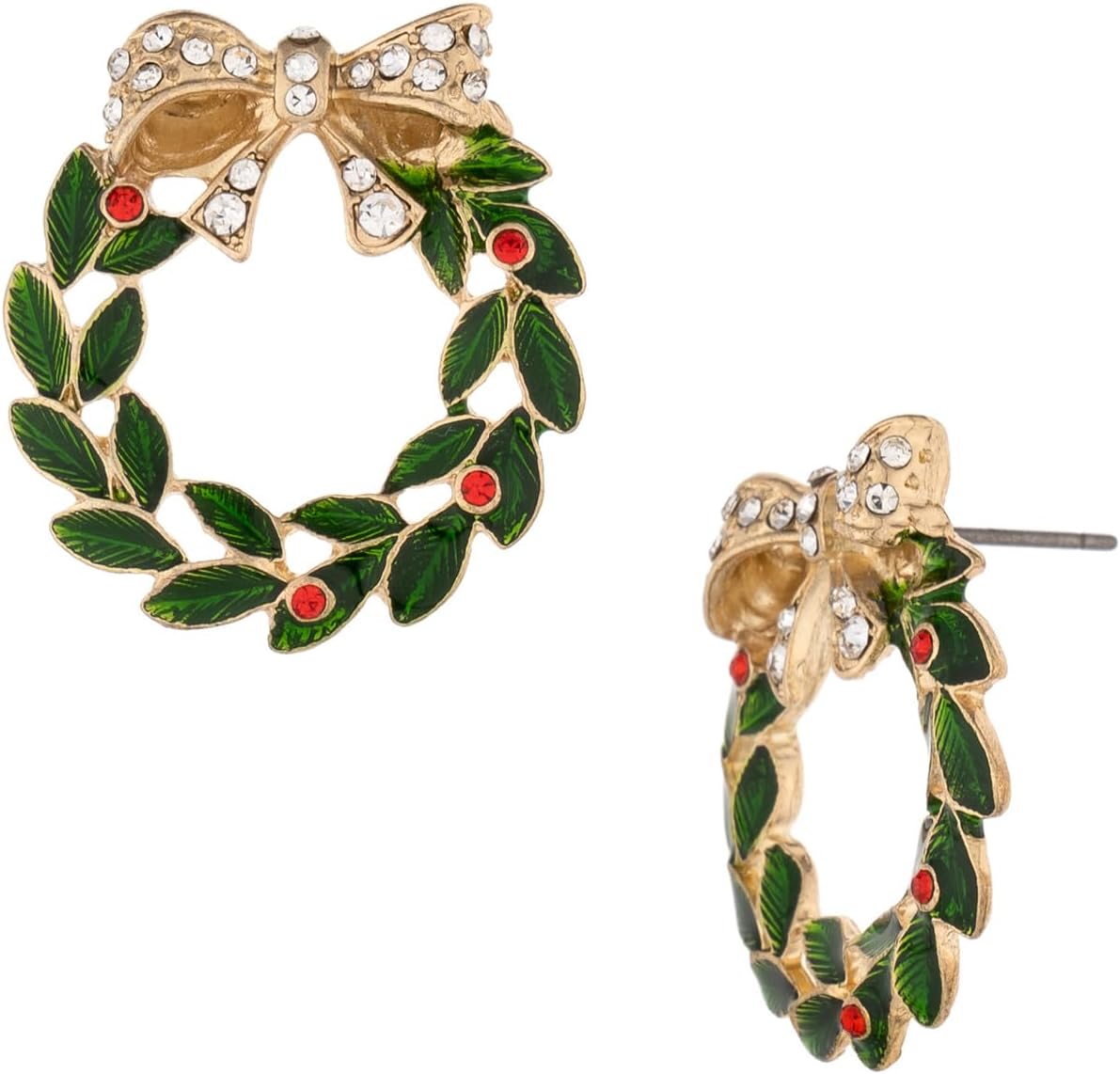 Christmas Dangle Earrings for Women|Xmas Tree Cup Bear Gingerbread Man Santa Claus Wreath Earrings for Women | Festive Gifts Holiday Accessory - 我的商店我的商店我的商店