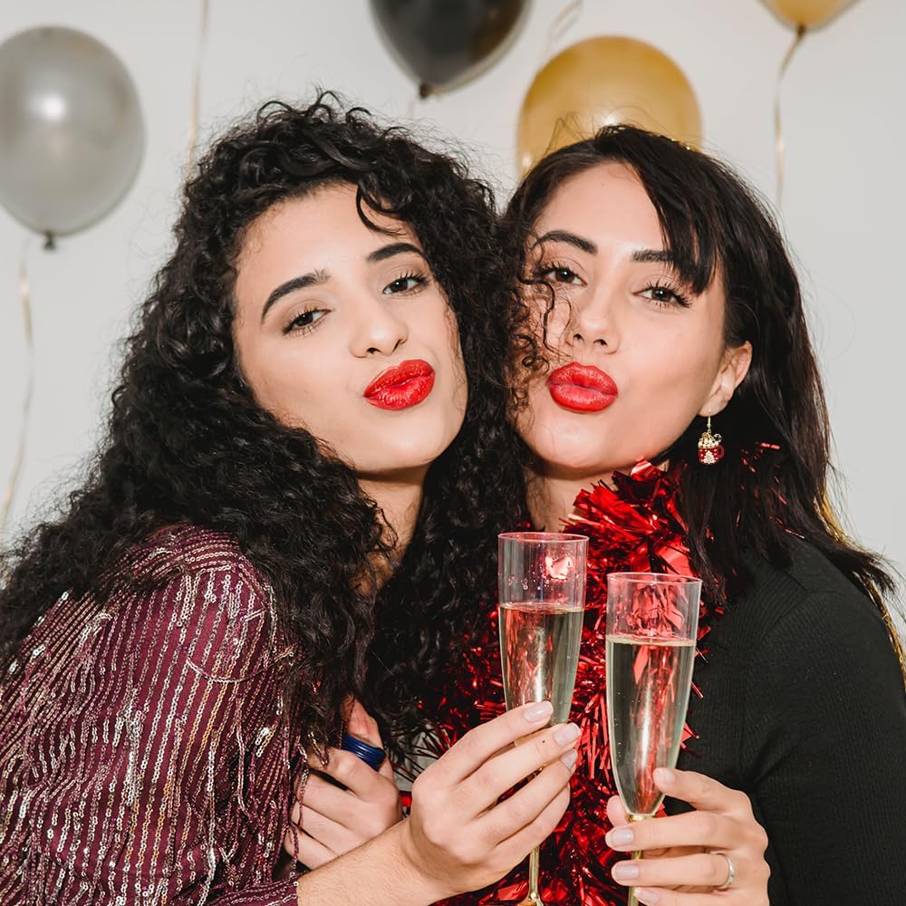 Christmas Dangle Earrings for Women|Xmas Tree Cup Bear Gingerbread Man Santa Claus Wreath Earrings for Women | Festive Gifts Holiday Accessory - 我的商店我的商店我的商店