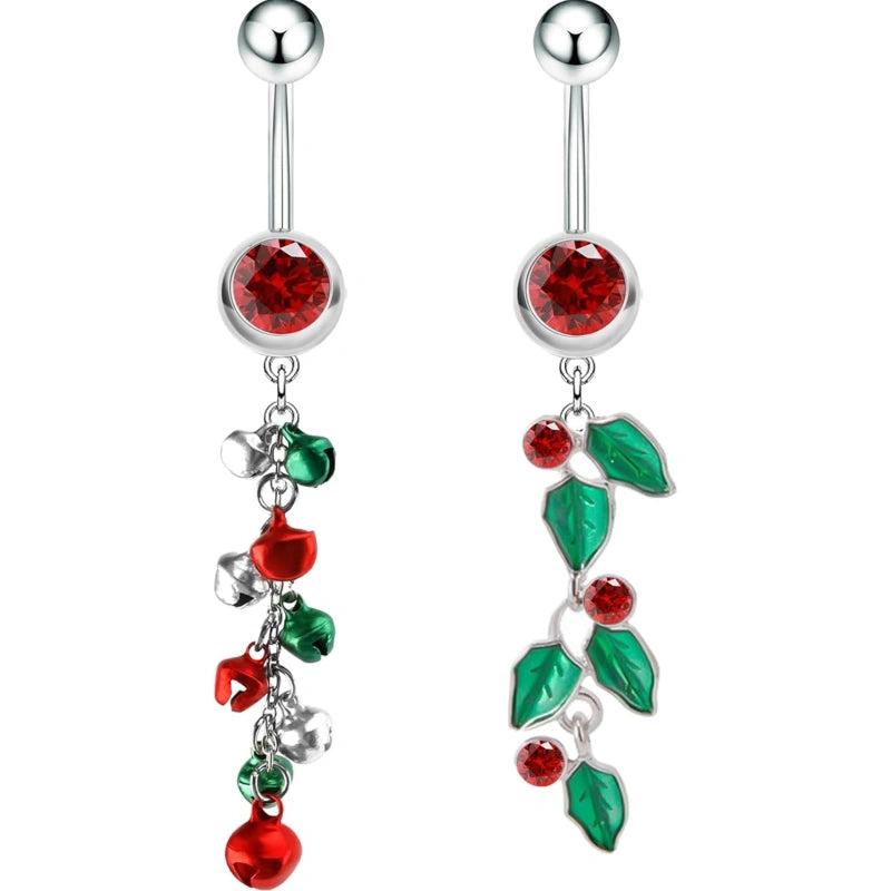 christmas-dangle-mistletoe-belly-button-rings-stainless-steel-jingling-bell-navel-rings-for-women-14g-316l-belly-piercing-jewelry-silver-c