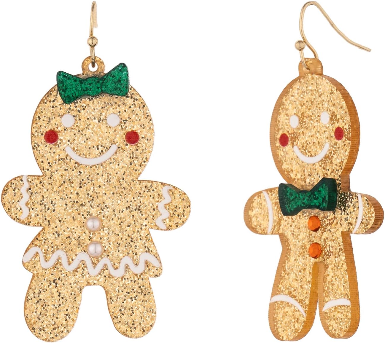 Christmas Dangle Teardrop Earrings for Women | Gold Snowflake and Star Rhinestone Earring | Ornament Drop Hypoallergenic Lightweight Jewelry | Xmas Holiday Earrings Gifts for Women - 我的商店我的商店我的商店