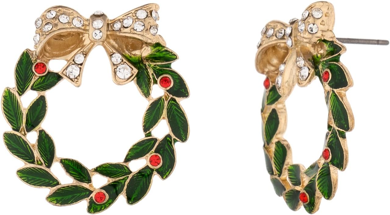 Christmas Dangle Teardrop Earrings for Women | Gold Snowflake and Star Rhinestone Earring | Ornament Drop Hypoallergenic Lightweight Jewelry | Xmas Holiday Earrings Gifts for Women - 我的商店我的商店我的商店