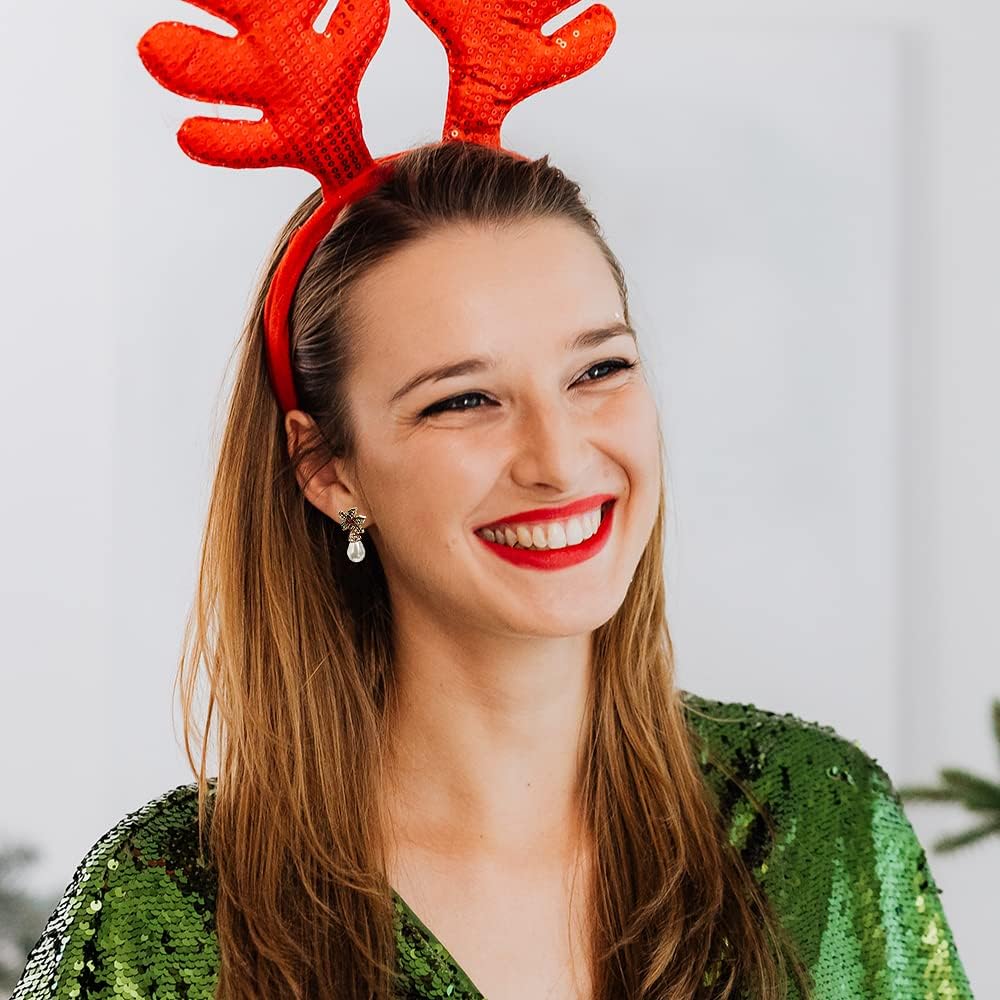 Christmas Dangle Teardrop Earrings for Women | Gold Snowflake and Star Rhinestone Earring | Ornament Drop Hypoallergenic Lightweight Jewelry | Xmas Holiday Earrings Gifts for Women - 我的商店我的商店我的商店