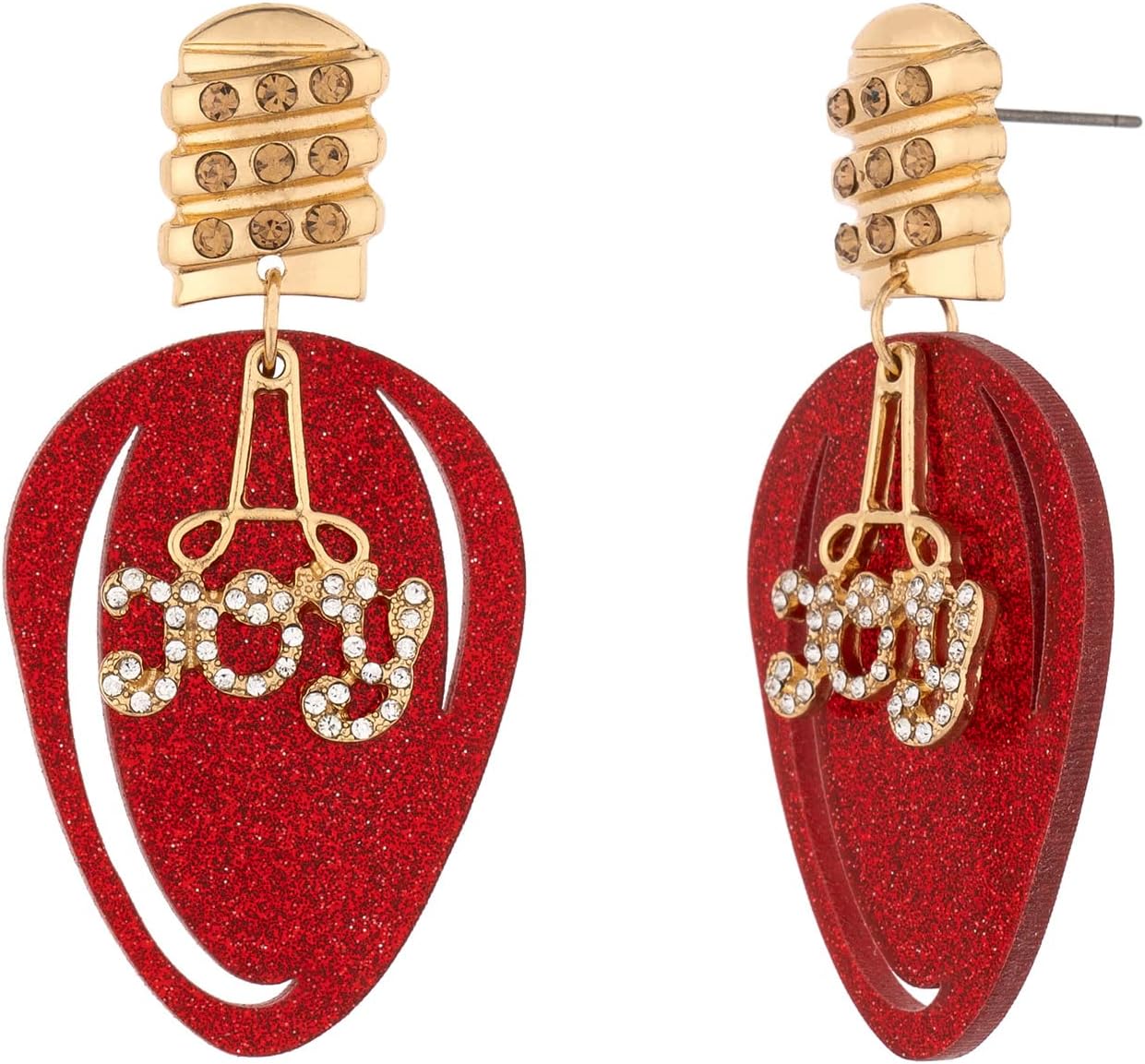 Christmas Dangle Teardrop Earrings for Women | Gold Snowflake and Star Rhinestone Earring | Ornament Drop Hypoallergenic Lightweight Jewelry | Xmas Holiday Earrings Gifts for Women - 我的商店我的商店我的商店