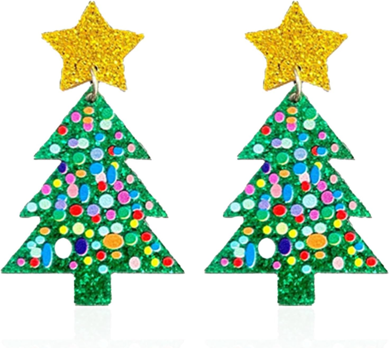 Christmas Earrings for Women | Cute Christmas Tree Cake Shape Earring, Holiday Gifts for Women | Christmas Decorations Clearance - 我的商店我的商店我的商店