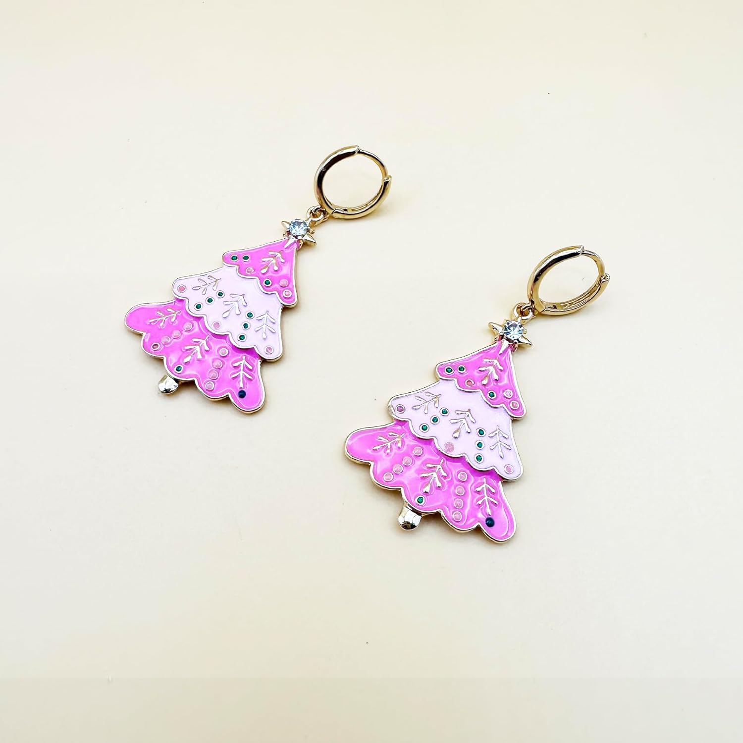 Christmas Earrings for Women Cute Christmas Tree Earrings Reindeer Light Bulb Dangle Earrings Hypoallergenic Xmas Earrings Trendy Chirstmas Jewelry for Women - 我的商店我的商店我的商店