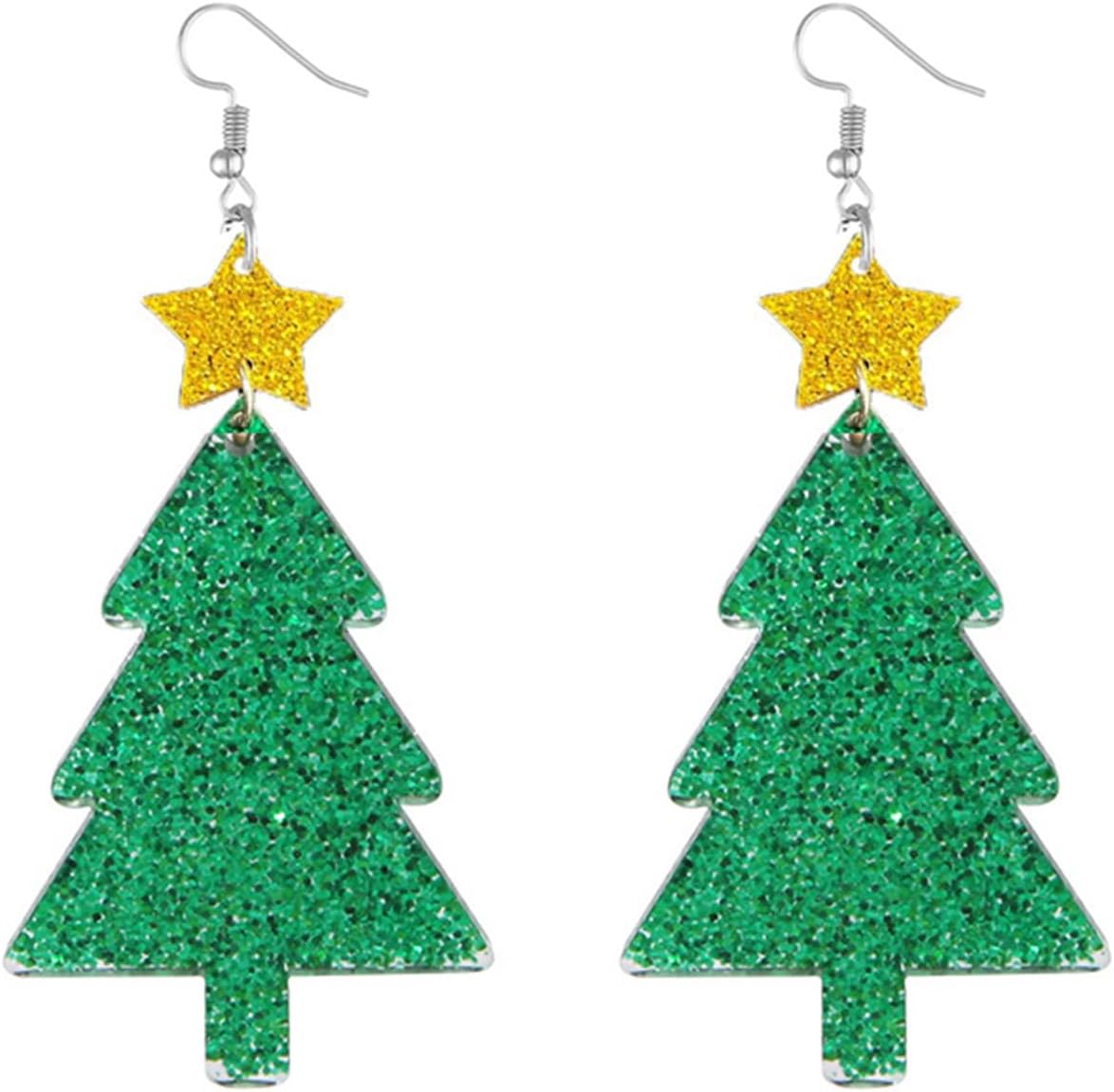 Christmas Earrings For Women Cute Colorful Acrylic Christmas Santa Claus HO HO HO Tree Gingerbread Man Dangle Drop Holiday Earrings Decoration Christmas Jewelry Gifts - 我的商店我的商店我的商店