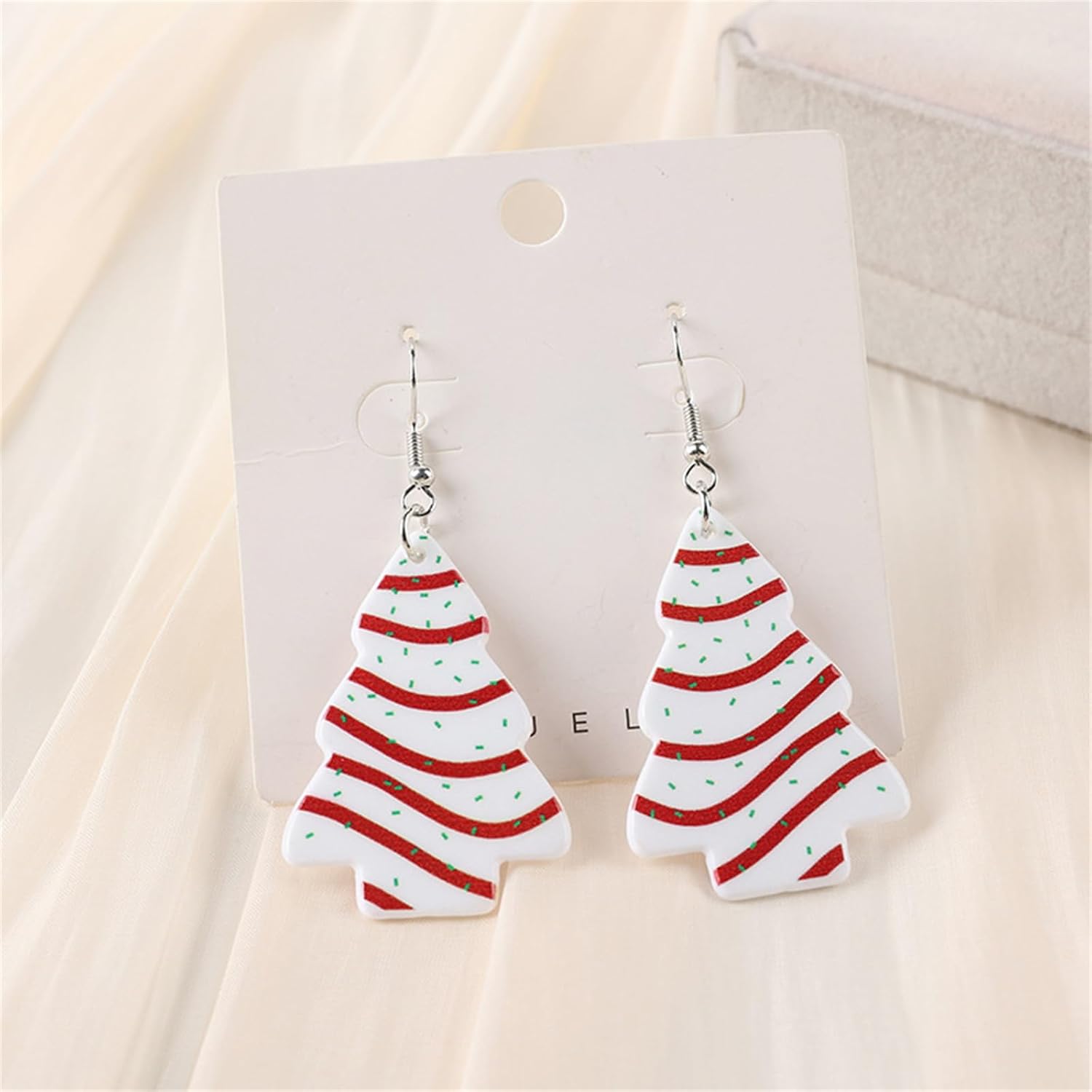 Christmas Earrings For Women Cute Colorful Acrylic Christmas Santa Claus HO HO HO Tree Gingerbread Man Dangle Drop Holiday Earrings Decoration Christmas Jewelry Gifts - 我的商店我的商店我的商店