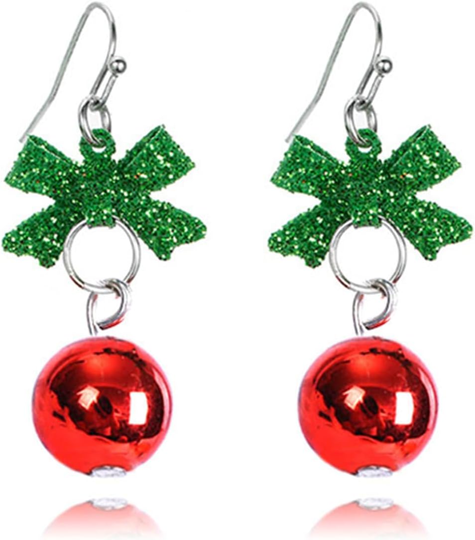 Christmas Earrings for Women Cute Fawn Charm Earrings Acrylic Fashion Christmas Tree Cat Dinosaur Funny Earrings Xmas Party Favors Decor Accessories - 我的商店我的商店我的商店