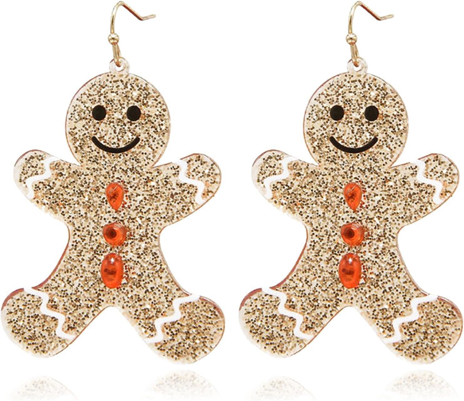 Christmas Earrings for Women Cute Fawn Charm Earrings Acrylic Fashion Christmas Tree Cat Dinosaur Funny Earrings Xmas Party Favors Decor Accessories - 我的商店我的商店我的商店