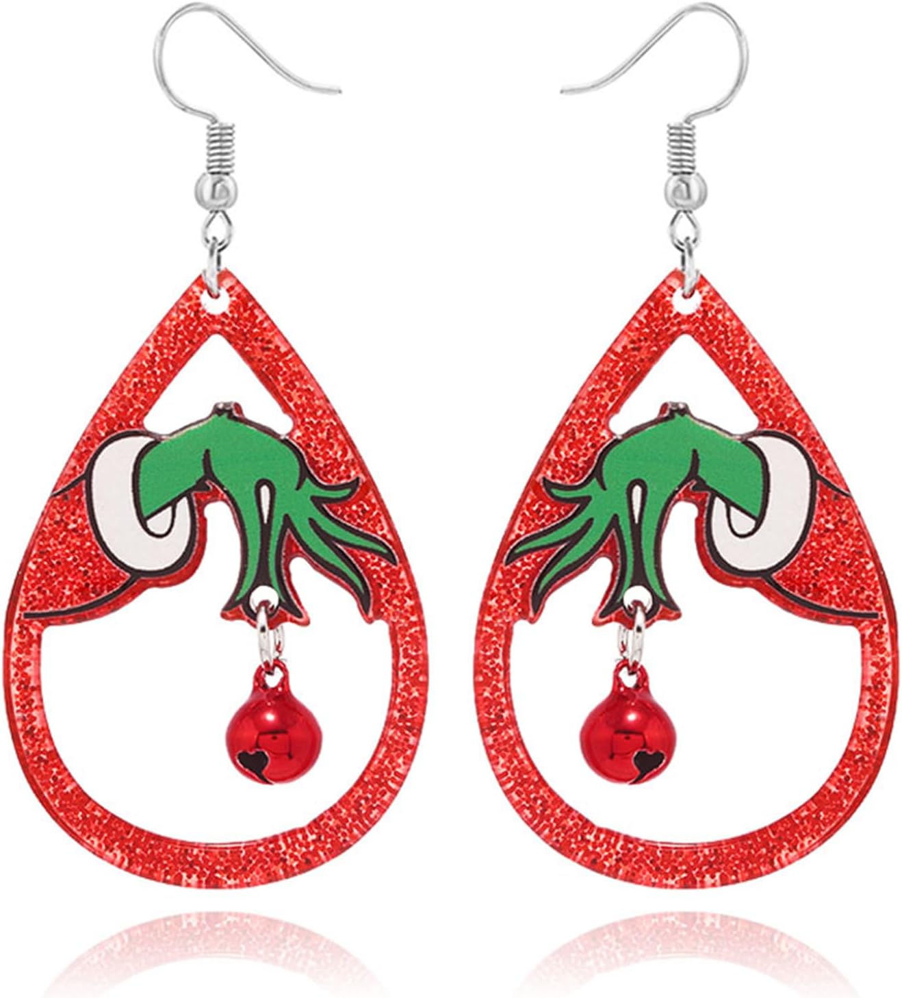 Christmas Earrings for Women Cute Fawn Charm Earrings Acrylic Fashion Christmas Tree Cat Dinosaur Funny Earrings Xmas Party Favors Decor Accessories - 我的商店我的商店我的商店